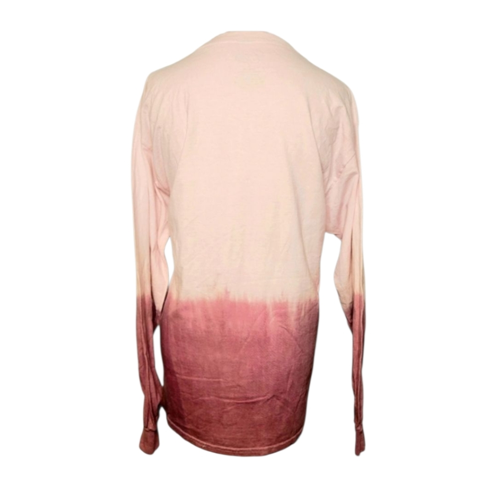 Pink and Red Gradient Long Sleeve Shirt - NWOT - Picture 4 of 5